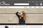 網頁設計-2beau流行服務購物平台